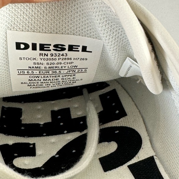 Diesel Shoes! Merley Low, color sand dollar, size 6.5, NWT - Picture 9 of 15